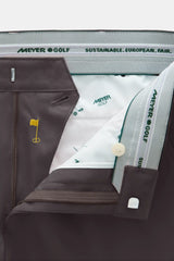 MEYER Golf Trousers - Oakmont 8626 High Performance Stretch - Brown