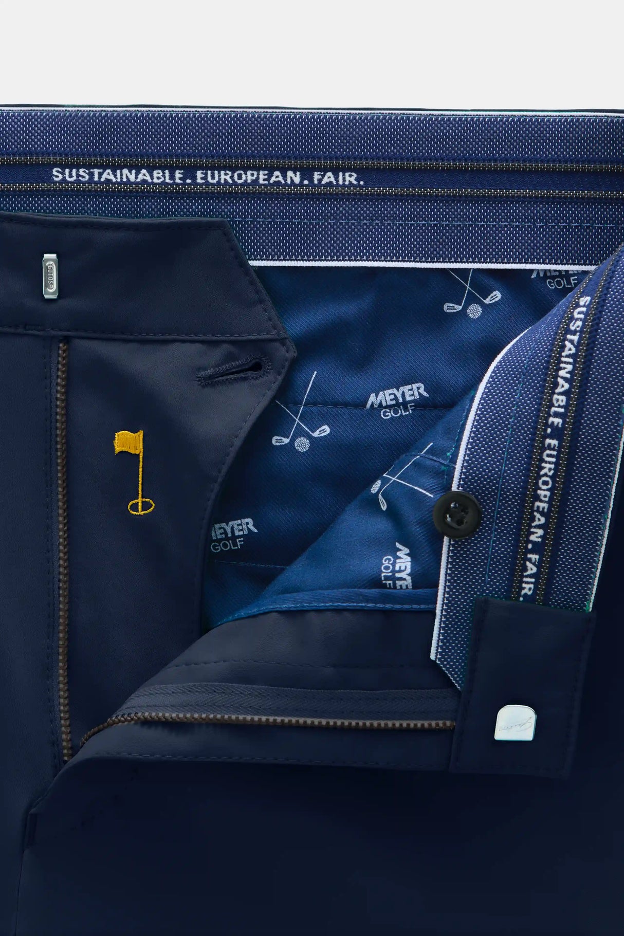MEYER Golf Trousers - Oakmont 8626 High Performance Stretch - Navy
