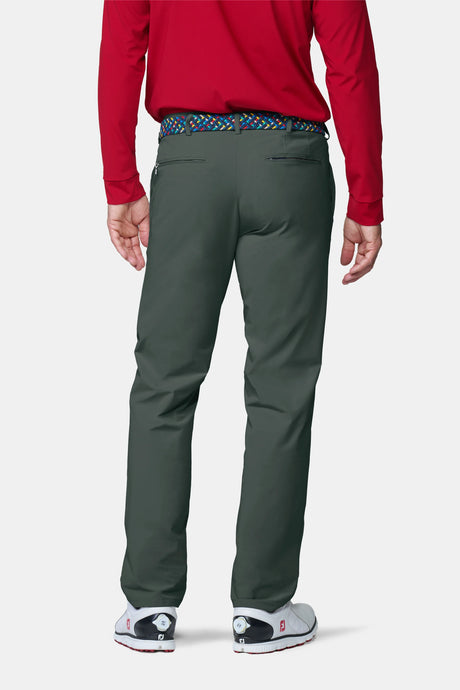 MEYER Golf Trousers - Oakmont 8626 High Performance Stretch - Olive