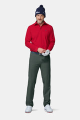 MEYER Golf Trousers - Oakmont 8626 High Performance Stretch - Olive