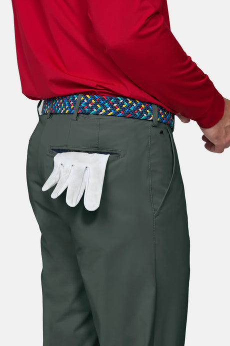 MEYER Golf Trousers - Oakmont 8626 High Performance Stretch - Olive