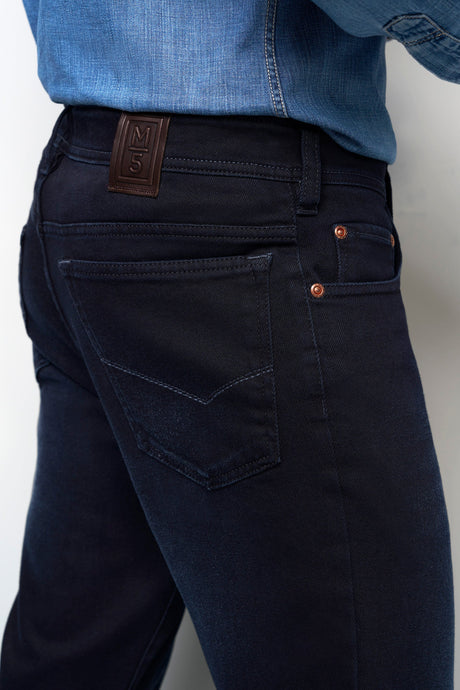 MEYER M5 Jeans – 6267 Modern Fit – Hand-Finished Organic Denim – Dark Blue