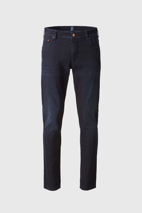 MEYER M5 Jeans – 6267 Modern Fit – Hand-Finished Organic Denim – Dark Blue