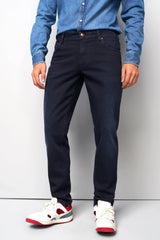 MEYER M5 Jeans – 6267 Modern Fit – Hand-Finished Organic Denim – Dark Blue