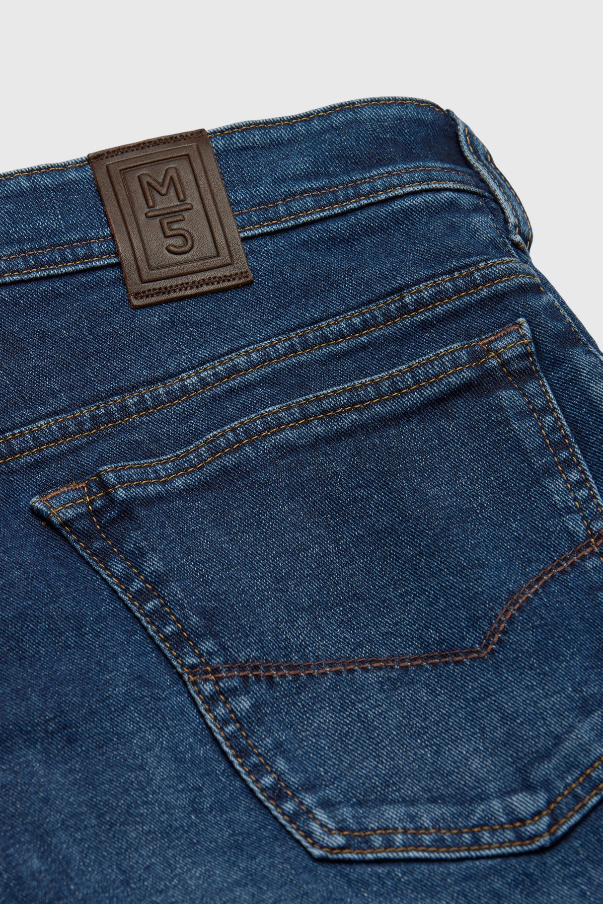 MEYER M5 Jeans – 6267 Modern Fit – Hand-Finished Organic Denim – Stone Blue