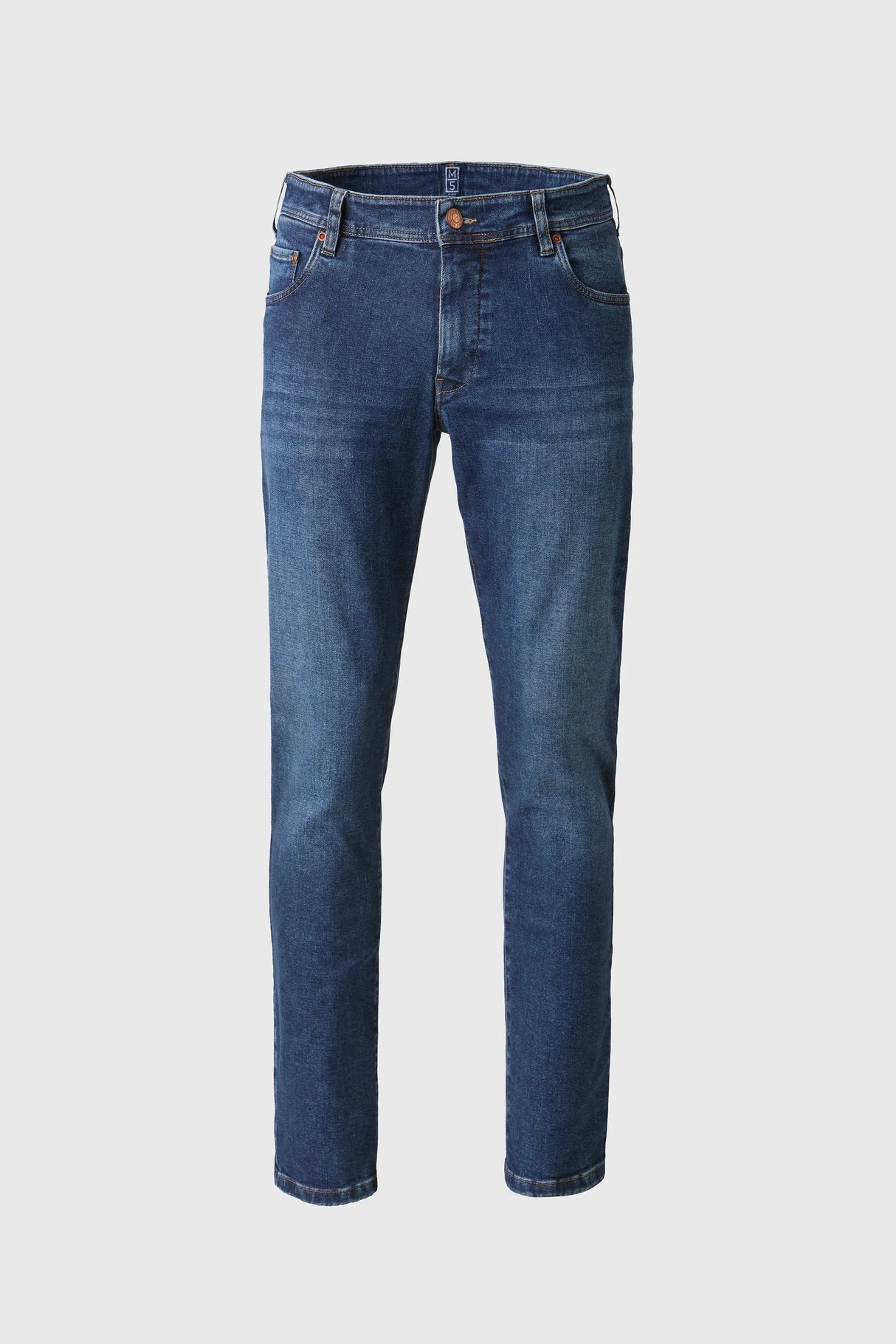 MEYER M5 Jeans – 6267 Modern Fit – Hand-Finished Organic Denim – Stone Blue