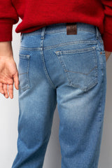 MEYER Jeans – M5 6268 Modern Fit – Super Stretch Hand-Finished Denim – Light Blue
