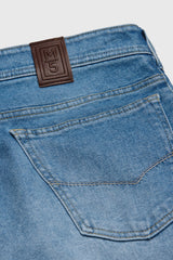 MEYER Jeans – M5 6268 Modern Fit – Super Stretch Hand-Finished Denim – Light Blue
