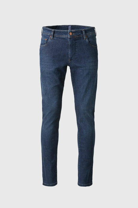 MEYER M5 Jeans – 6291 Modern Fit – Hand-Finished Organic Stretch Denim – Blue Stone