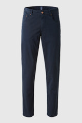 MEYER M5 6001 Soft Twill Organic Cotton Stretch Chinos - Navy