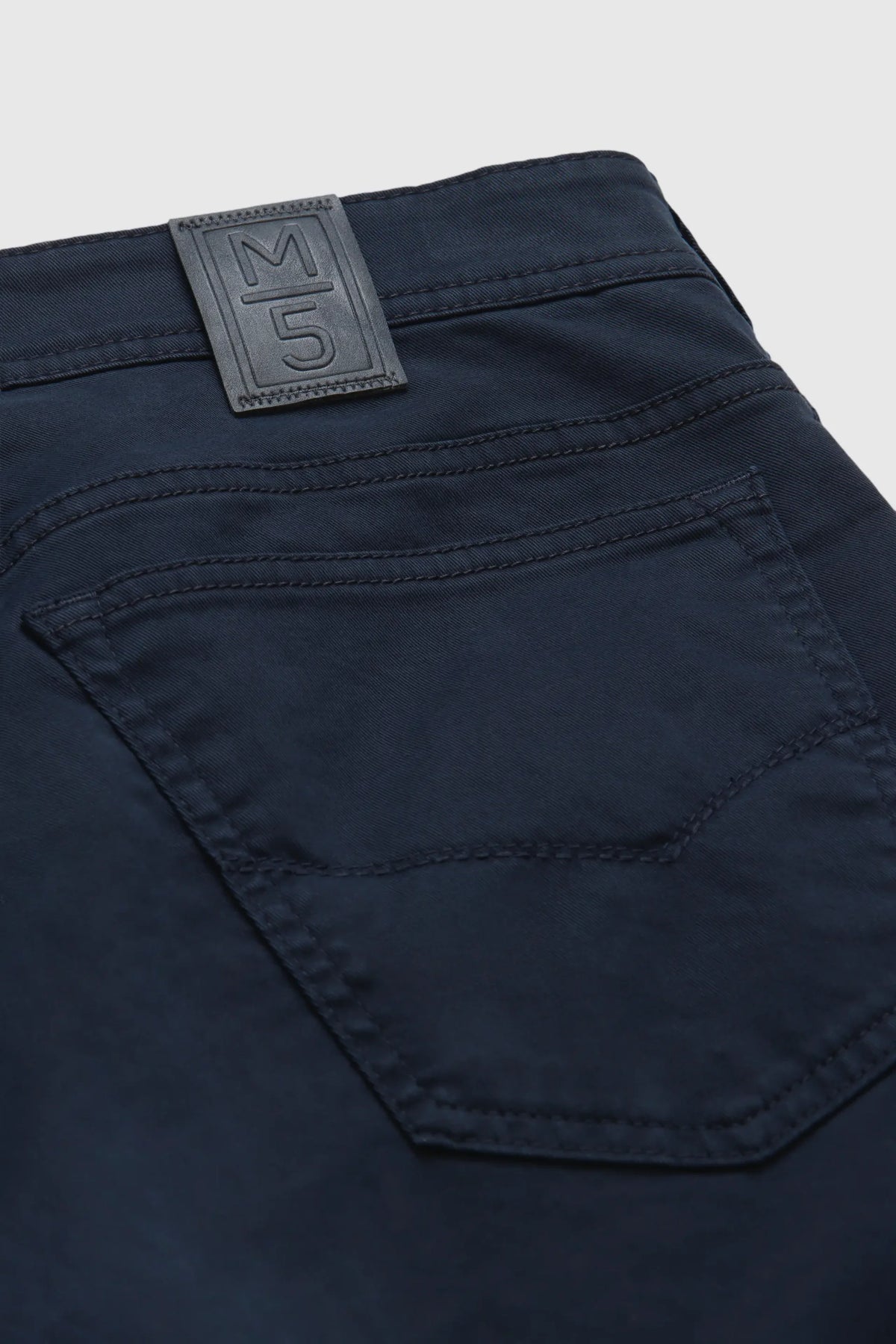 MEYER M5 6001 Soft Twill Organic Cotton Stretch Chinos - Navy