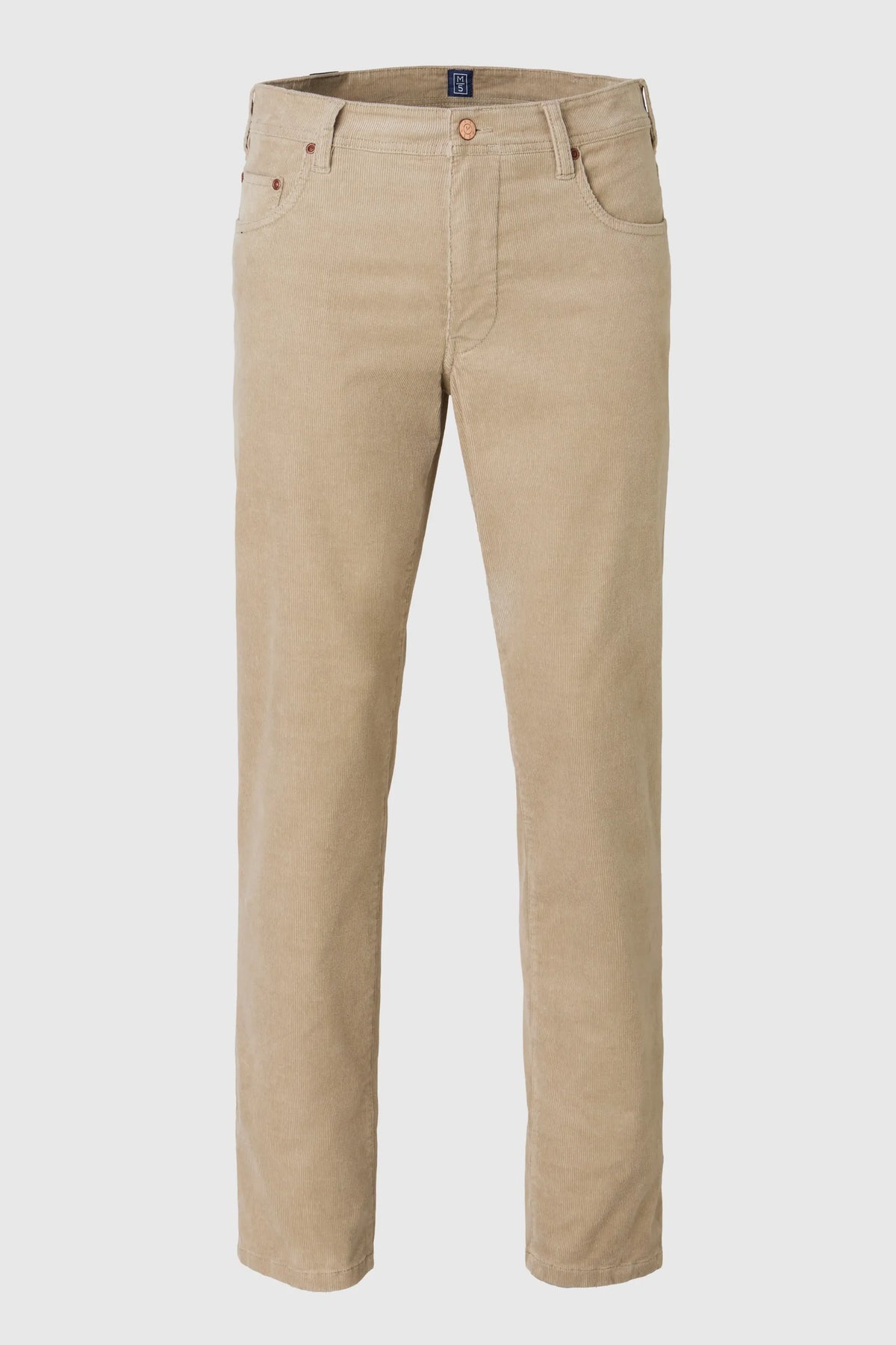 MEYER M5 6599 Fine Cord Organic Cotton Stretch Chinos - Beige