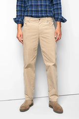 MEYER M5 6599 Fine Cord Organic Cotton Stretch Chinos - Beige
