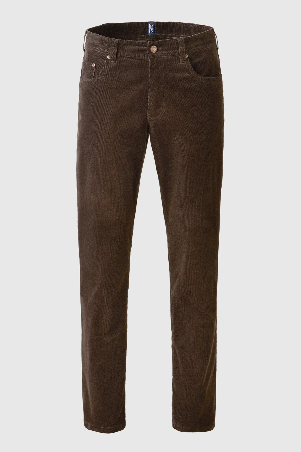 MEYER M5 6599 Fine Cord Organic Cotton Stretch Chinos - Brown