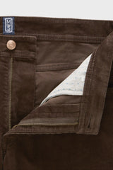 MEYER M5 6599 Fine Cord Organic Cotton Stretch Chinos - Brown