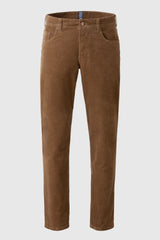 MEYER M5 6599 Fine Cord Organic Cotton Stretch Chinos - Camel