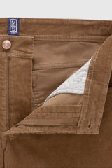 MEYER M5 6599 Fine Cord Organic Cotton Stretch Chinos - Camel