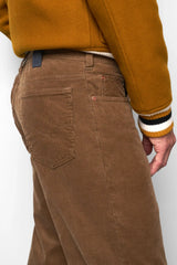 MEYER M5 6599 Fine Cord Organic Cotton Stretch Chinos - Camel