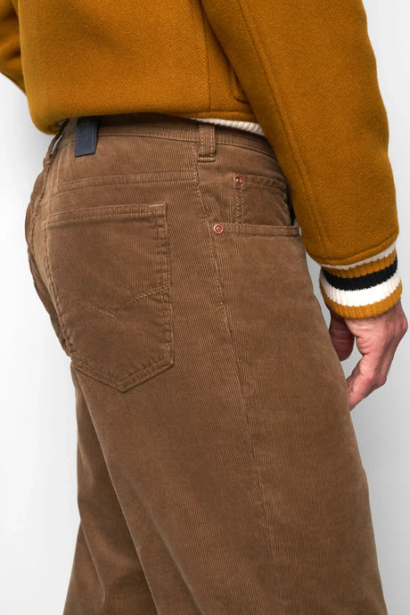 MEYER M5 6599 Fine Cord Organic Cotton Stretch Chinos - Camel