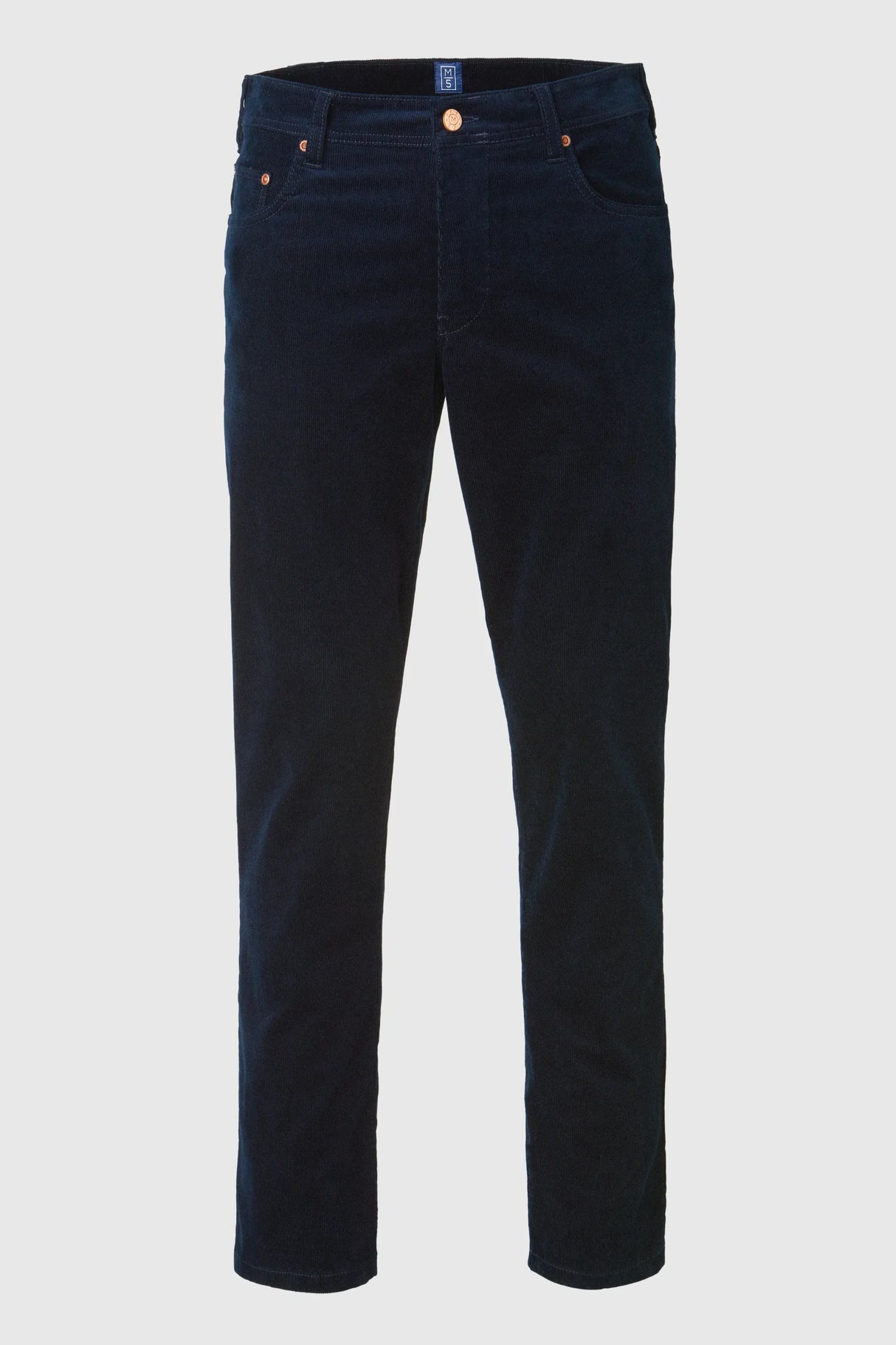 MEYER M5 6599 Fine Cord Organic Cotton Stretch Chinos - Navy
