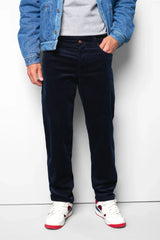 MEYER M5 6599 Fine Cord Organic Cotton Stretch Chinos - Navy