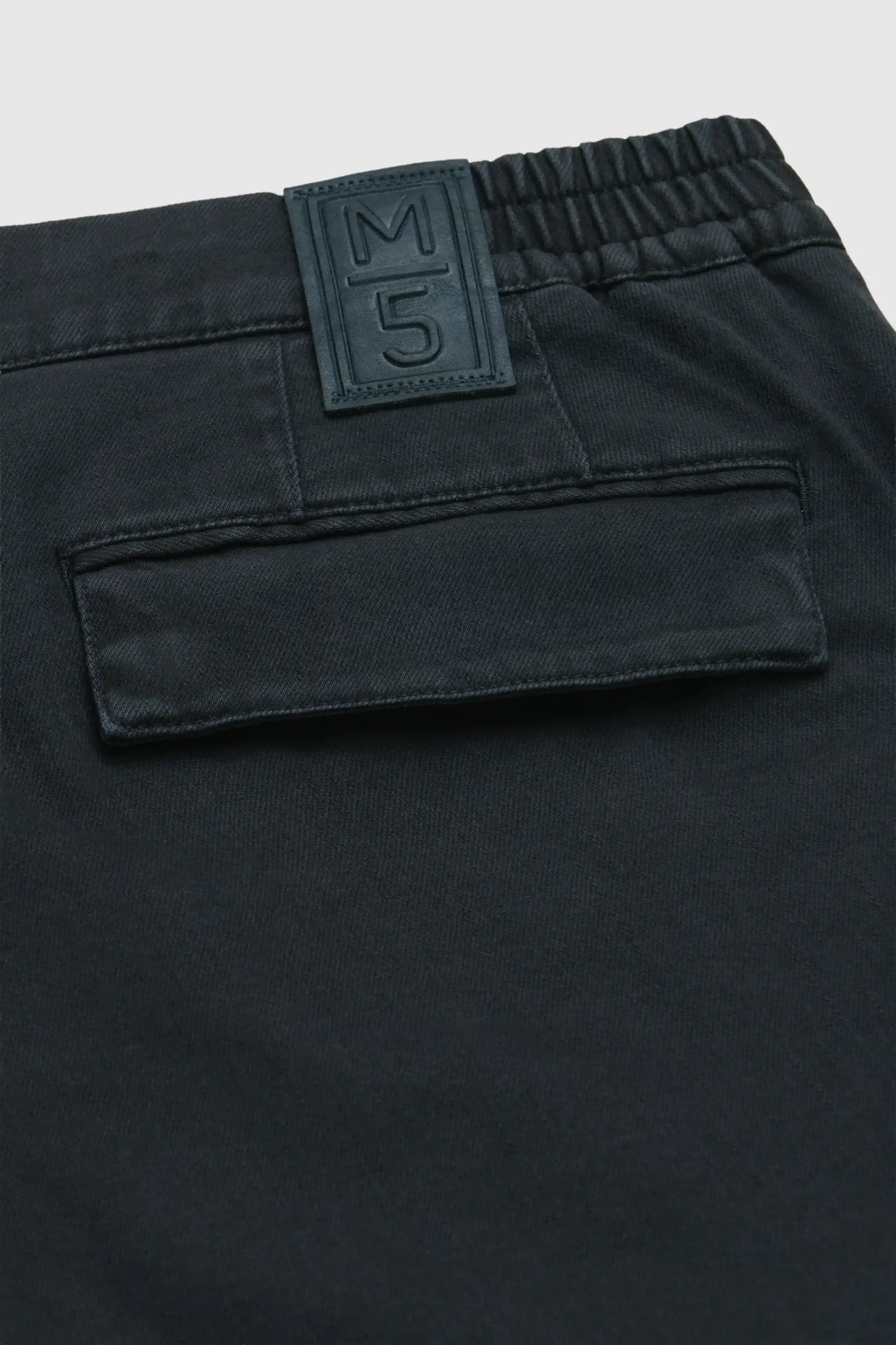 MEYER M5 Cargo Trousers - 6516 Organic Cotton Stretch - Charcoal