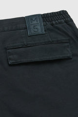 MEYER M5 Cargo Trousers - 6516 Organic Cotton Stretch - Charcoal