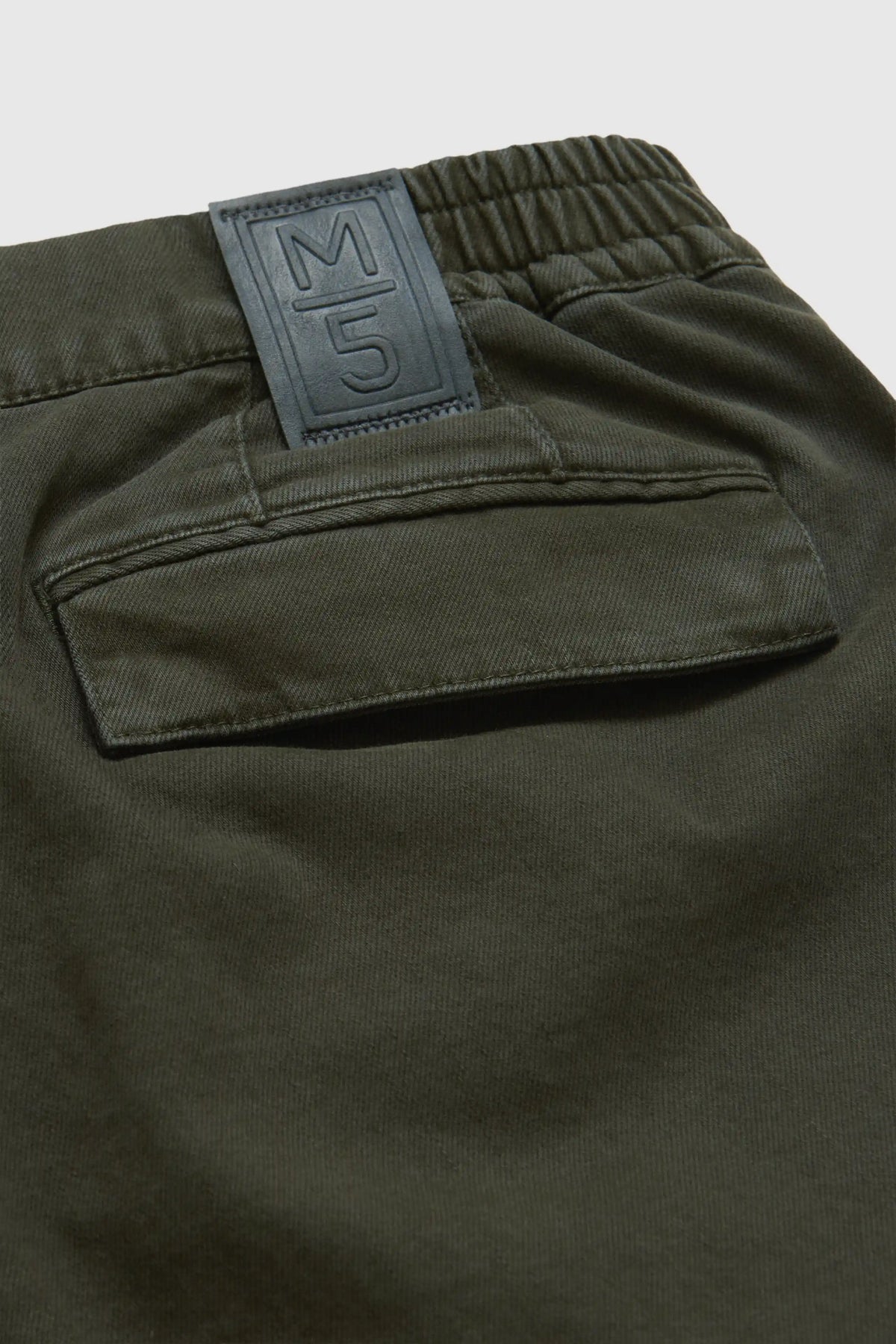 MEYER M5 Cargo Trousers - 6516 Organic Cotton Stretch - Dark Olive