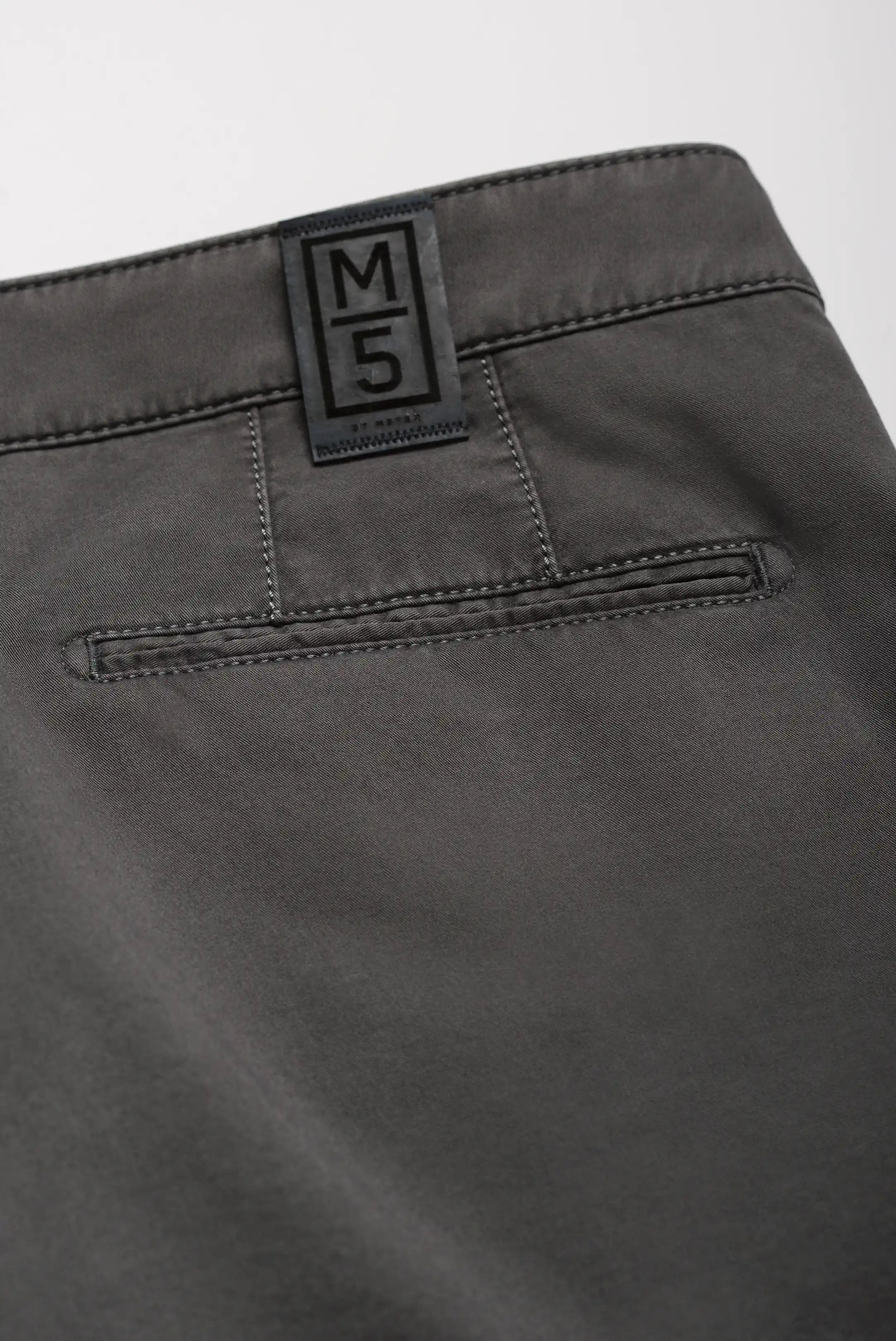 MEYER M5 Trousers - 6001 Soft Stretch Cotton Chinos - Charcoal