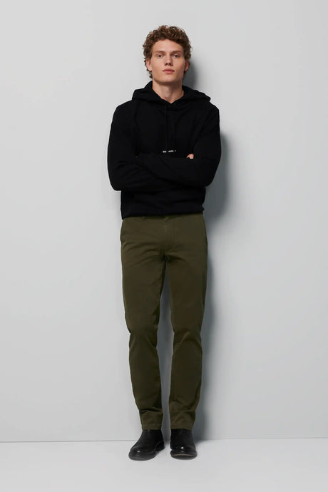 50% OFF - MEYER M5 Trousers - 6001 Soft Stretch Cotton Chinos - Green - Size: 36 LONG Meyer