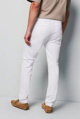 MEYER M5 6001 Organic Cotton Comfort Stretch Chinos - White