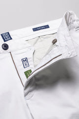MEYER M5 6001 Organic Cotton Comfort Stretch Chinos - White