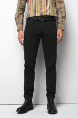 MEYER M5 Jeans – 6106 High Performance Satin Cotton Chinos – Black