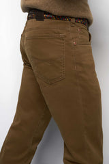 MEYER M5 Jeans – 6106 High Performance Satin Cotton Chinos – Camel