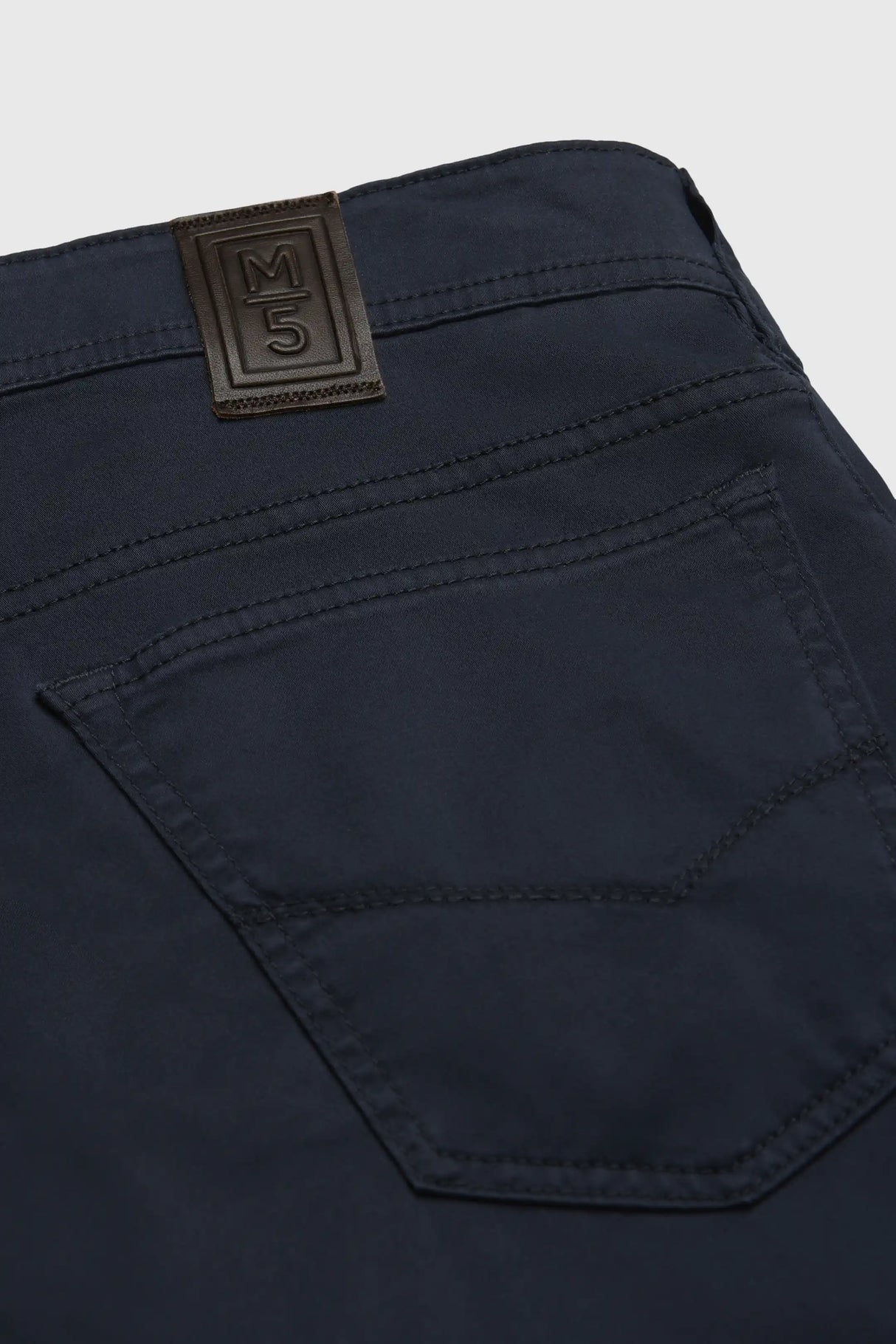 MEYER M5 Jeans – 6106 High Performance Satin Cotton Chinos – Navy