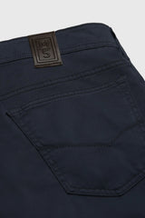 MEYER M5 Jeans – 6106 High Performance Satin Cotton Chinos – Navy