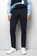 MEYER M5 Jeans – 6106 High Performance Satin Cotton Chinos – Navy