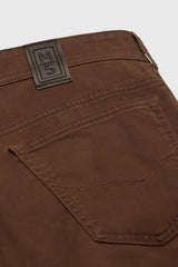 MEYER M5 Jeans – 6106 High Performance Satin Cotton Chinos – Rust