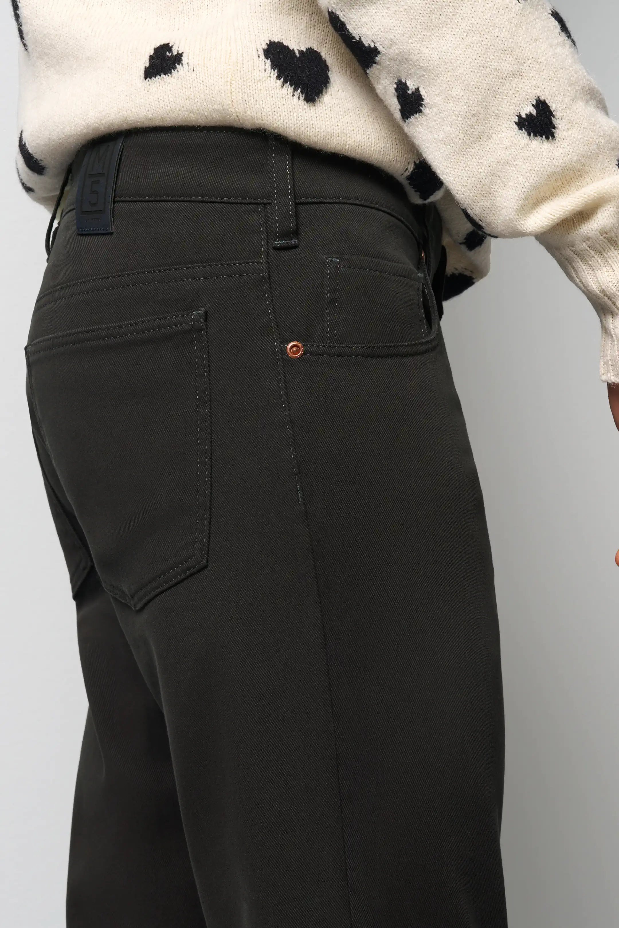 MEYER M5 Jeans - 6188 Cotton Twill Chinos - Charcoal Meyer