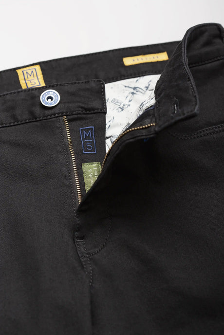 MEYER M5 Jeans - 6209 Regular Fit - Fairtrade Stretch Denim - Black Meyer