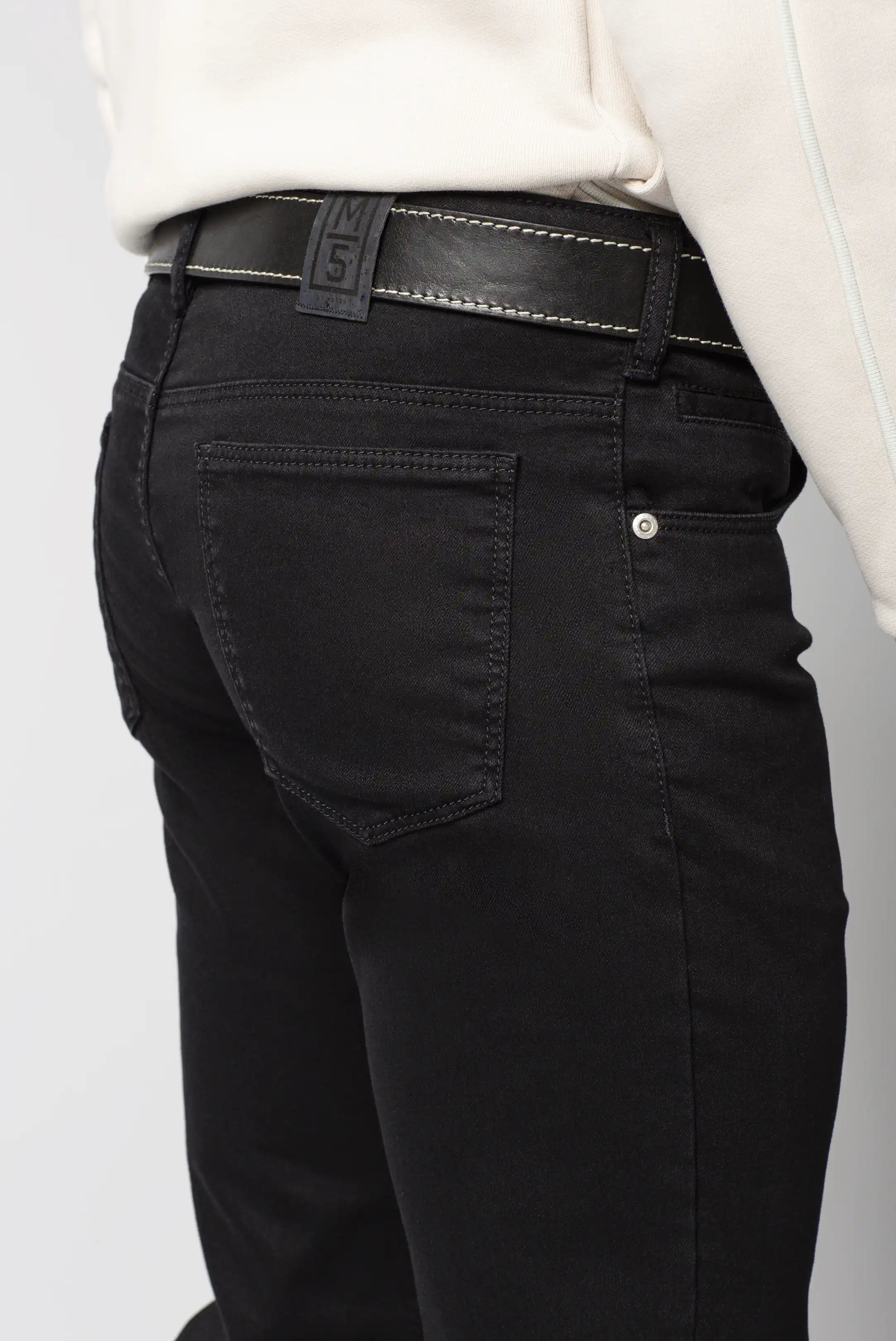 MEYER M5 Jeans - 6209 Regular Fit - Fairtrade Stretch Denim - Black