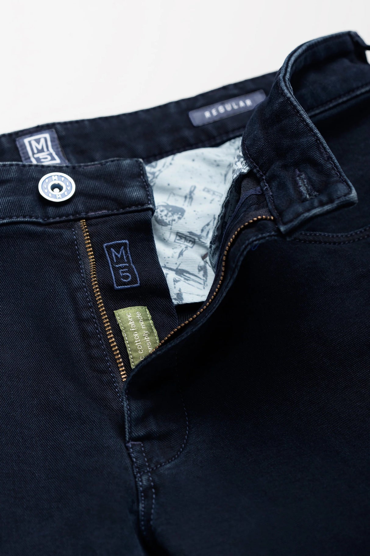 MEYER M5 Jeans - 6258 Regular Fit - Performance Stretch Denim - Dark Blue Stone