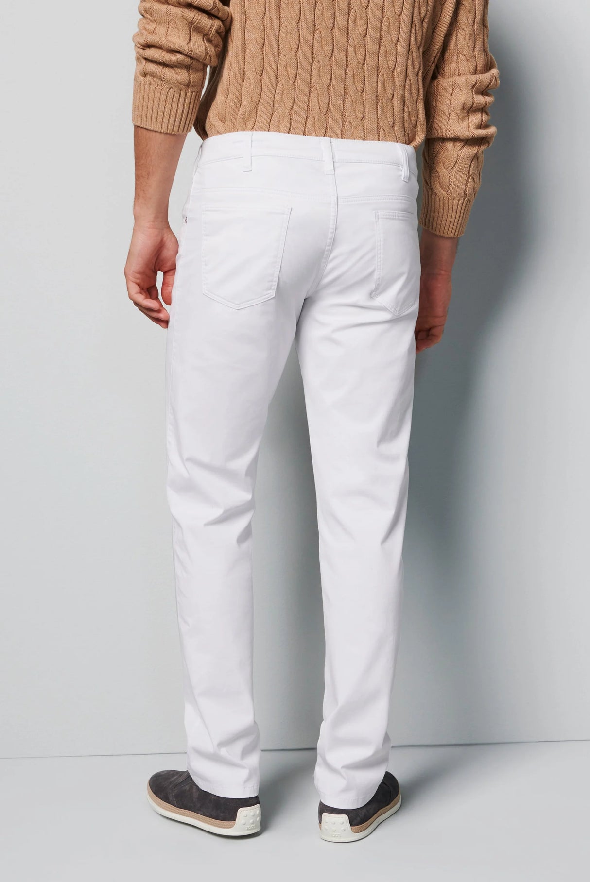 MEYER M5 Jeans - 6258 Regular Fit - Performance Stretch Denim - White