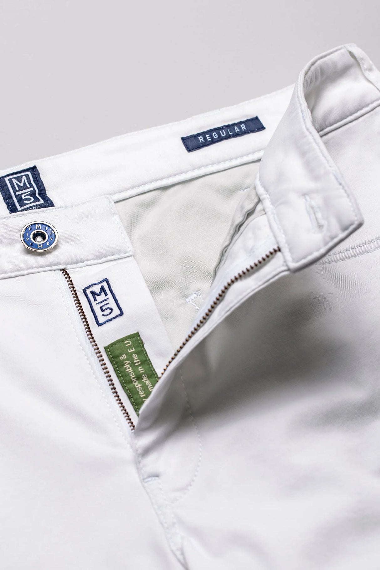 MEYER M5 Jeans - 6258 Regular Fit - Performance Stretch Denim - White