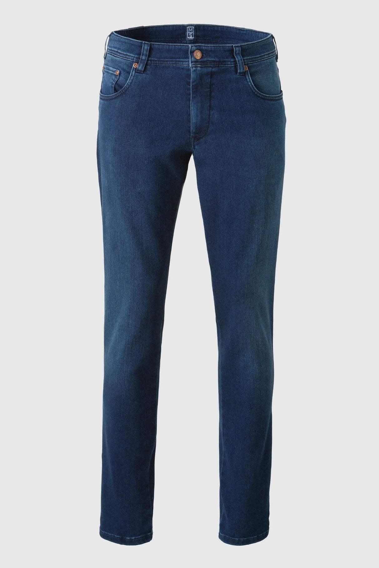 MEYER M5 Jeans – 6294 Modern Fit – Thermolite Organic Stretch Denim – Dark Blue Stone