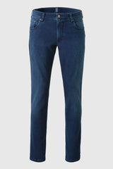MEYER M5 Jeans – 6294 Modern Fit – Thermolite Organic Stretch Denim – Dark Blue Stone