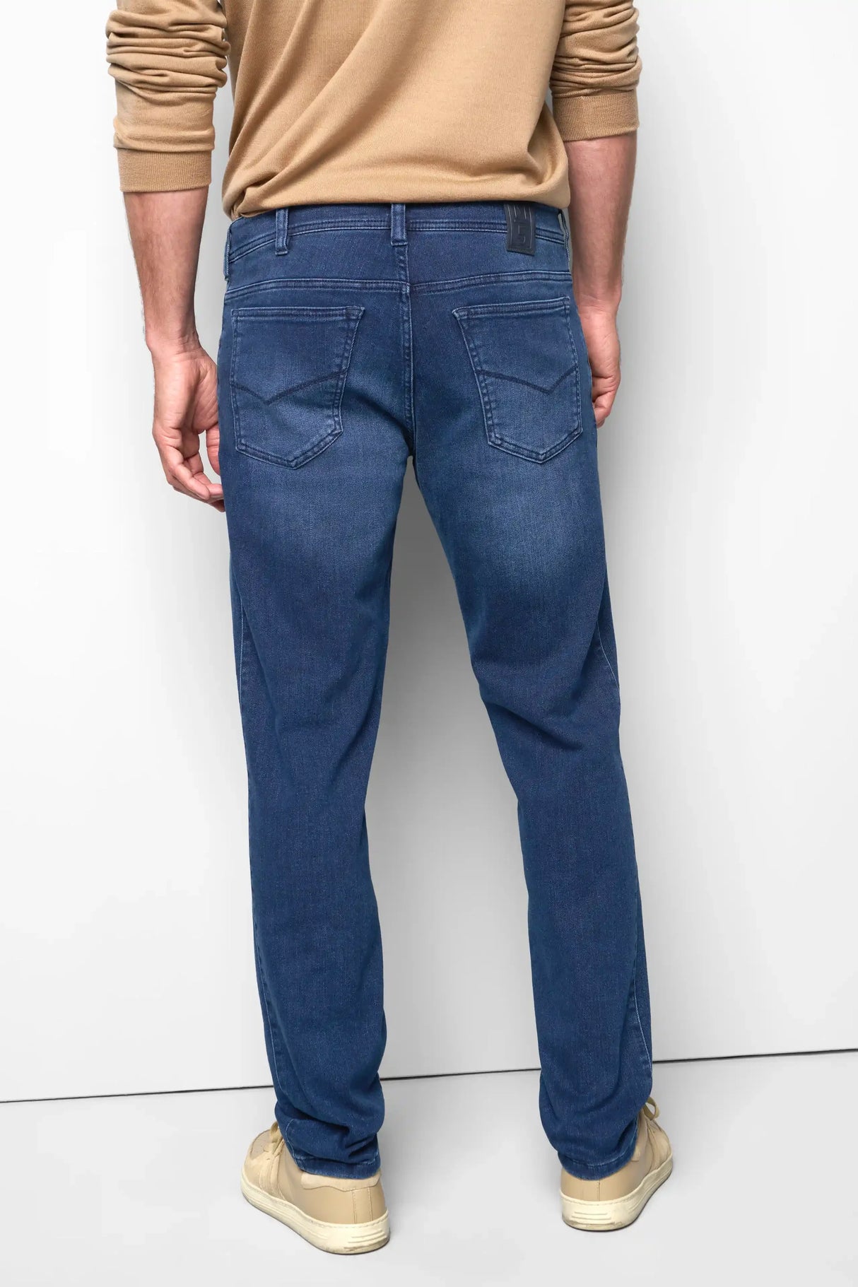 MEYER M5 Jeans – 6294 Modern Fit – Thermolite Organic Stretch Denim – Dark Blue Stone
