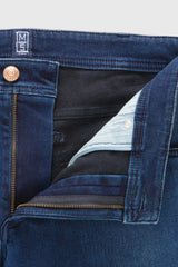 MEYER M5 Jeans – 6294 Modern Fit – Thermolite Organic Stretch Denim – Dark Blue Stone