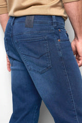 MEYER M5 Jeans – 6294 Modern Fit – Thermolite Organic Stretch Denim – Dark Blue Stone