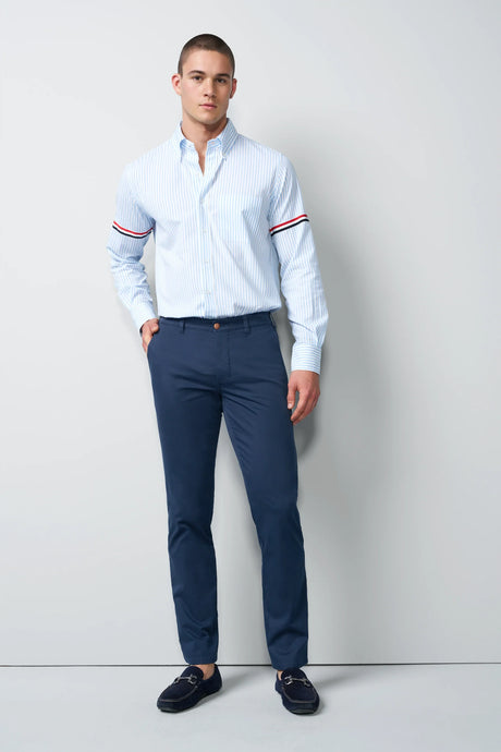 MEYER M5 Move 6024 Flex Organic Cotton Chinos – Navy